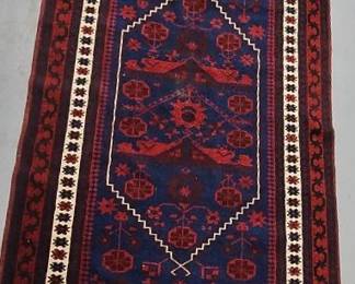 FTH116 - Vintage High Quality Fine 100% Silk Persian Prayer Hand Woven Rug #3