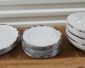 FTH166-Collectible Rare And Vintage Set Of Habitat Metropolitan Alfoldi Porcelain