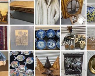 FANCY TREASURES IN HONOLULU CTBids Online Auction • Bidding Ends 10/24/24 • Pickup 10/26/24
This auction features a rare French Provincial 18th Century Mirror, a French Louis XVI Writing Desk, a Rare Dutch Masterpiece by Pieter Wouwermann Original Oil on Panel, fine vintage Afghan hand woven rugs, exquisite china sets, household goods, tools, planter boxes, fine linen, Chinese vases, magnificent signed & numbered artwork, brand name electronics, kitchen goods, French home décor & accessories, collectibles and so much more!