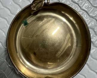 FTH183- Vintage Scandanavian 830 Silver Apple Trinket Dish 