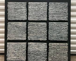 FTH325- Abstract Ceramic Art Titled Ripples By Yoko Haar