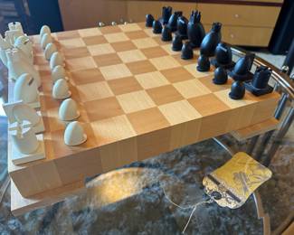 Braun Chess Set by Michael Graves (Living Room)