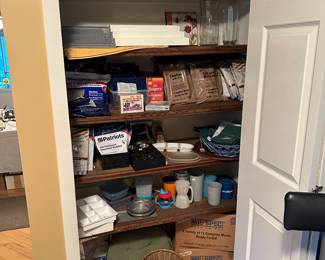 Kitchen Pantry- Patriot Meals, Boxes of Prepared Meals, Misc.