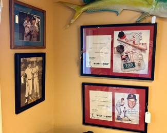 Stan Musial- some signed pics (Basement)