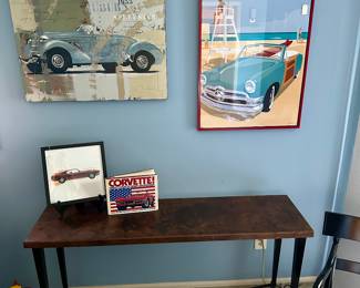 Thomasville Forged Copper Table, Artwork (Bedroom Upstairs)
