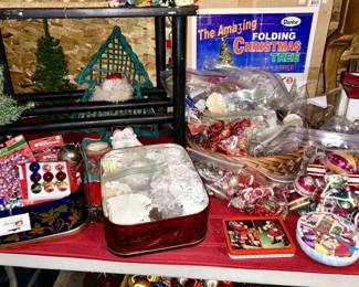 Vintage & modern Christmas ornaments