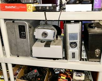 Vintage electronics, many joy sticks