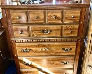 Upright chest of drawers (matches dresser w/ mirror and nightstand)