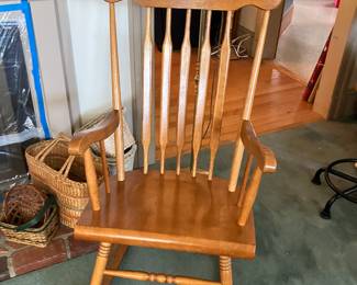 Rocker and  floor lamp