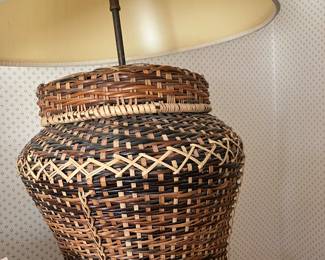 Wicker lamp
