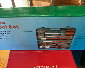 New ice maker  New Barbecue set   