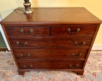 Lot #53 - $295 - Chest of drawers. 2 drawers over 3. 29"H x 33"W x 17-1/2"D