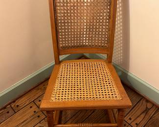 Lot #47. $125 - Cane rocking chair
