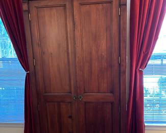 Lot #38 - $195 -Henredon Armoire . 82"H x 43-1/2"W x 2'D