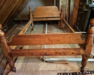 Lot #78 - $75 -twin bed frame. 48"W x 35"H