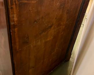 back of English chest