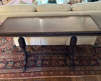 Lot #15 - $250- St. John Tables console table. 48"W x 29"H x 17"D