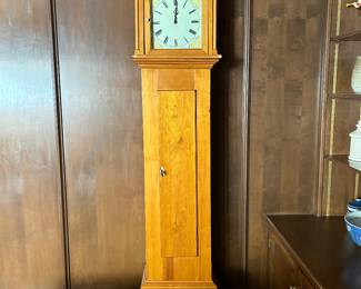 Lot #24 - $150 -Grandfather clock As-Is. 90"H x 17"W x 11"D