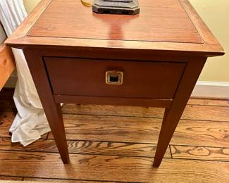 Lot #57 - $145 - Bankhardt mid century nightstand. 26-1/2"H x 20W x 18D