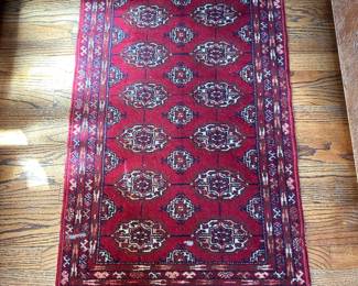 Lot #151 - $25 - Red kitchen rug