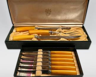 Bakelite Stainless Steel Washington Forge Knife Set