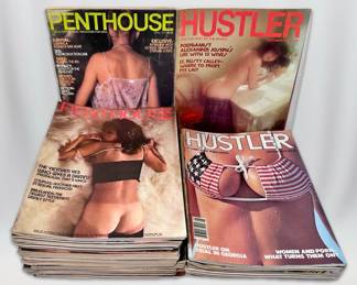 1970s Penthouse Hustler Magazines