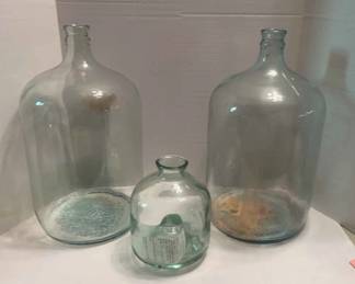 Two 5Gallon Glass Water Jugs Bee Fly Trap Catcher