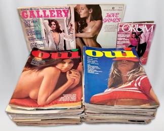 Oui, Gallery, More Vintage Erotic Magazines