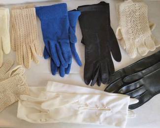Eight Pair Of Vintage Ladies Gloves