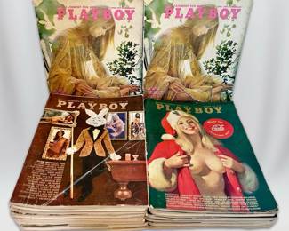 1972 Playboy Magazines