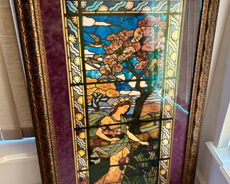Les Arts Décoratifs, Paris: Art Nouveau Stained Glass Panel