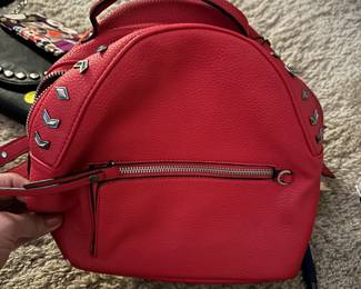 SAM EDELMAN STUDDED BACKPACK PURSE