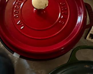 LE CREUSET RED CAST IRON