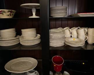 POTTERY BARN ELISE WHITE SET