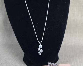 sterling necklace ring