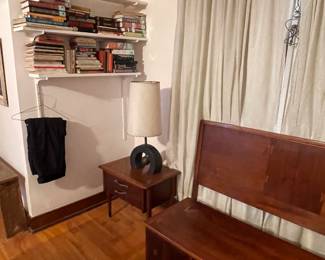 Lane MCM full size headboard and footboard available for pre purchase also matching cedar chest