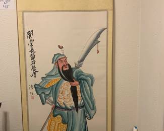 Samurai Warrior Scroll