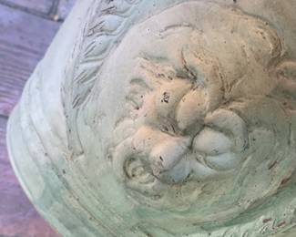 Versace style garden pot