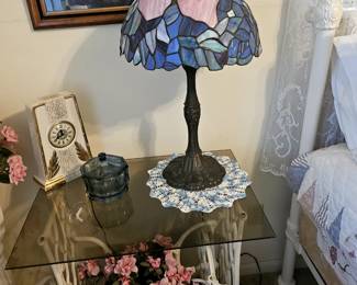 Iron sewing table base side table