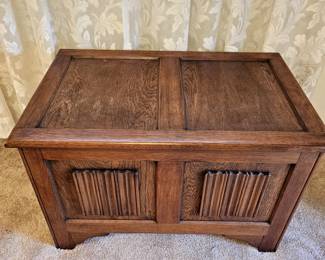 Solid wood trunk