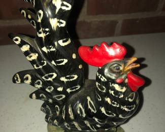 FINE PORELAIN ROOSTER MID-CENTURY