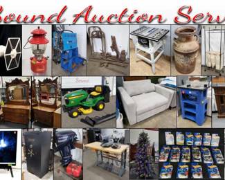 SAS John Deere Riding Mower, Furniture Online Auction