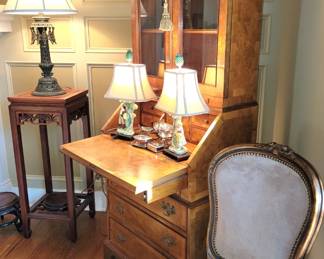Another gorgeous secretary/curio cabinet. 