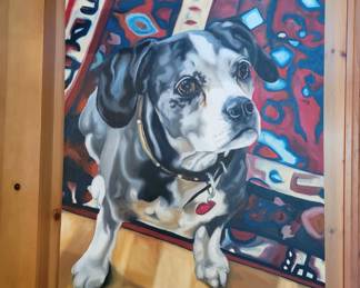 Awww, painting of a precious pupper 
