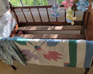 Disclaimer; you should probably put a mattress in here BEFORE putting the baby in!