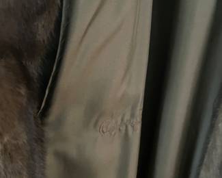 Neiman Marcus, full length RUSSIAN SABLE, rare female, matching pelts). M/L from Caroline Warfield estate. $5,000