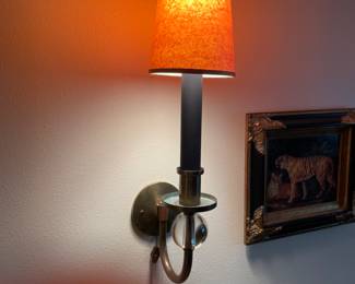 Pair of wall scones. 25”. $150 each