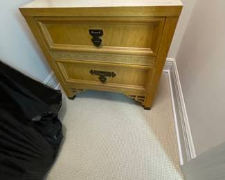 Pair of Chinese Chippendale style side chests, Formica top. $75.00 each