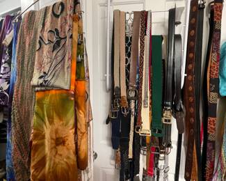 SCARVES AND BELTS