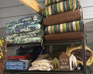 LAWN FURNITURE CUSHIONS